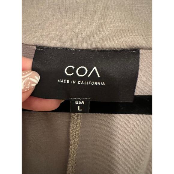 Anthropologie COA Recline V-neck Tank Top - Brown - Size L - Picture 7 of 9